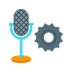 Podcast Studio Setup Illustration