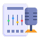 Podcast Studio Setup Illustration
